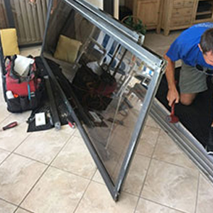 sliding glass door frame repair Deerfield Beach